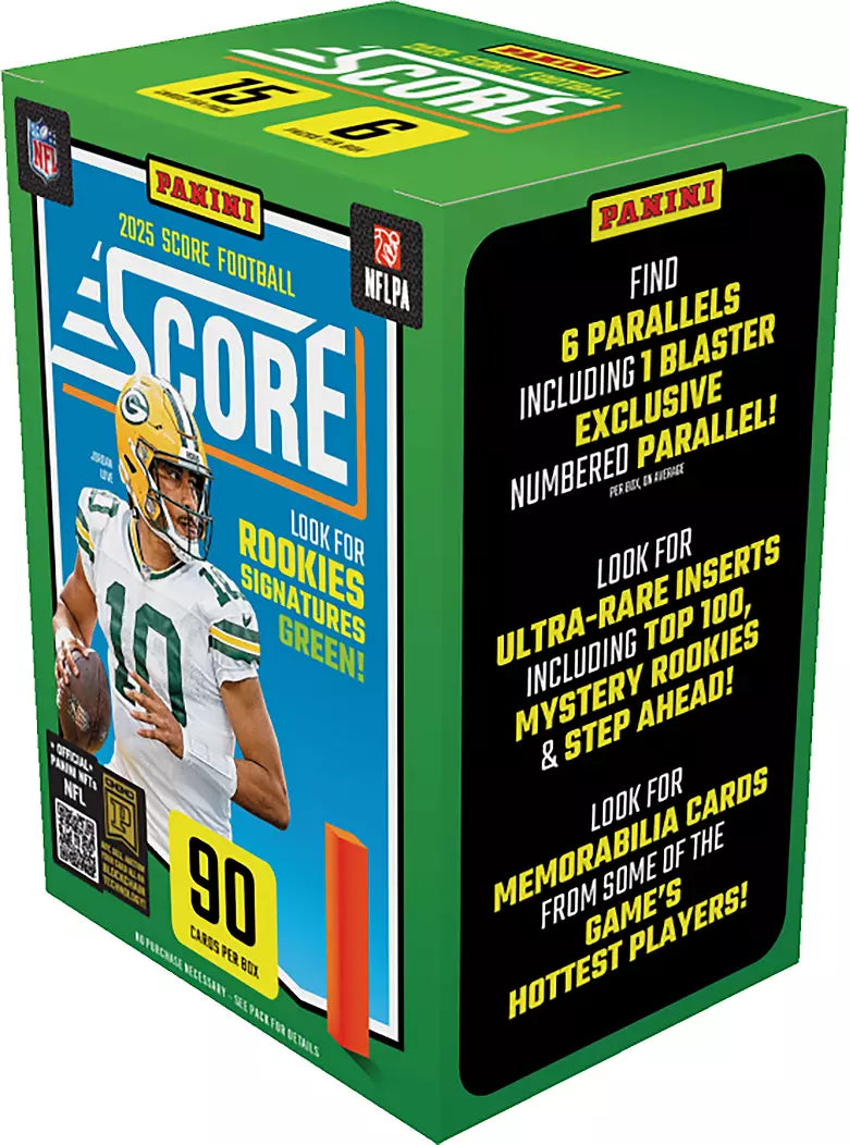 2025 Panini Score Football 6-Pack Blaster Box — Sports Trading Cards