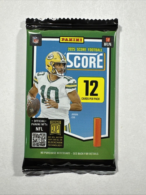 2025 Panini Score Football Retail Pack 12 Cards — Sports Trading Cards