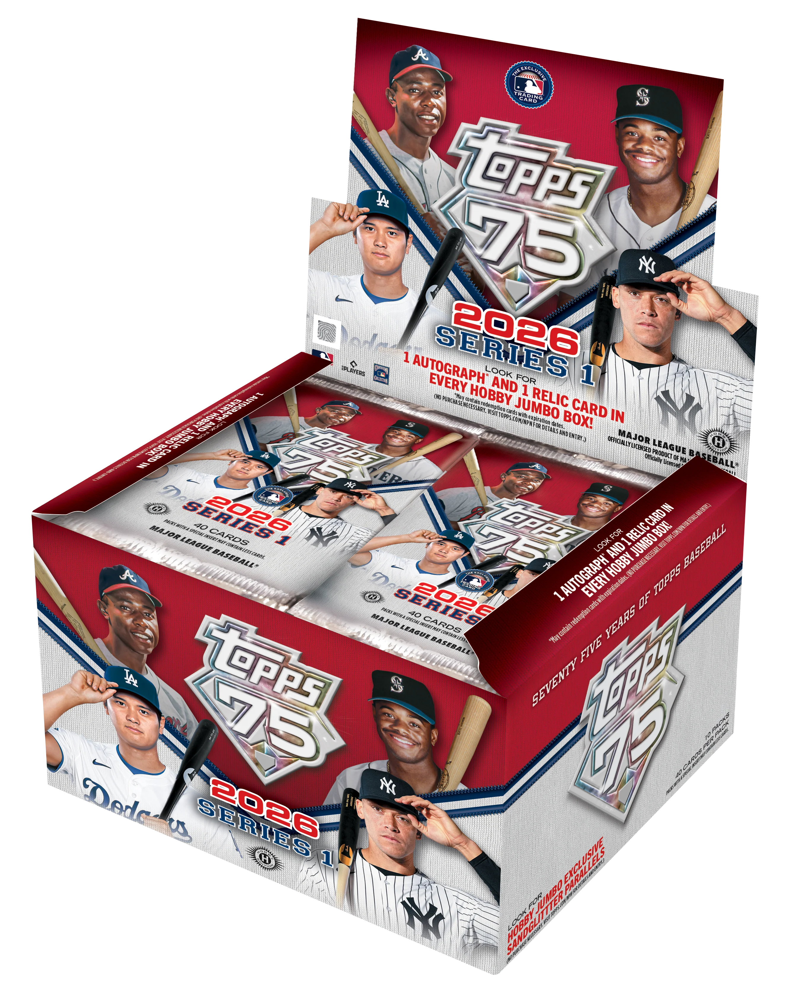 2026 Topps Series 1 Baseball Hobby Jumbo Box — Sports Trading Cards