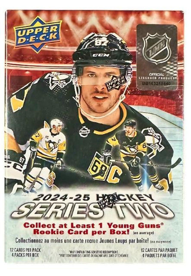 2024/25 Upper Deck Series 2 Hockey Blaster Box — Sports Trading Cards