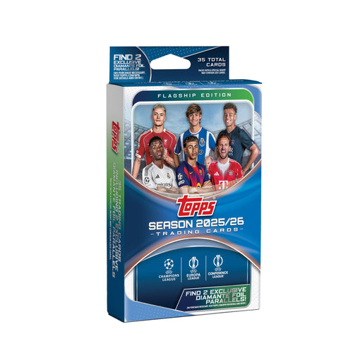 2025/26 Topps UEFA Club Competition Hanger Box — Sports Trading Cards