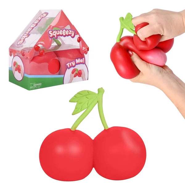 Squeeezy Cherries  Squishy Stress Relief Toy