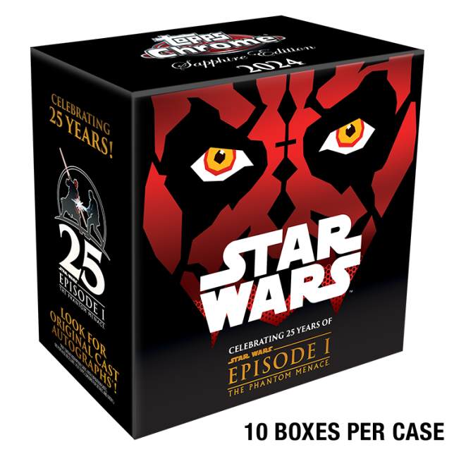 2024 Topps Star Wars Chrome Sapphire Edition Hobby Box - FACTORY NEW / SEALED — Trading Cards