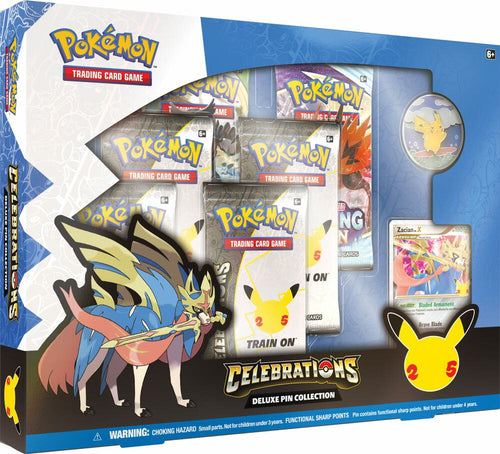 Celebrations Deluxe Pin Collection [ Zacian LV. X ] - Celebrations (CLB) — Pokemon