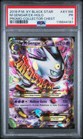 2016 POKEMON XY BLACK STAR PROMO #XY166 M GENGAR EX PROMO-COLLECTOR CHEST PSA 1