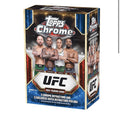 2024 Topps Chrome UFC Sealed Blaster Box - Includes 3 Sepia & Refractors — sports trading cards