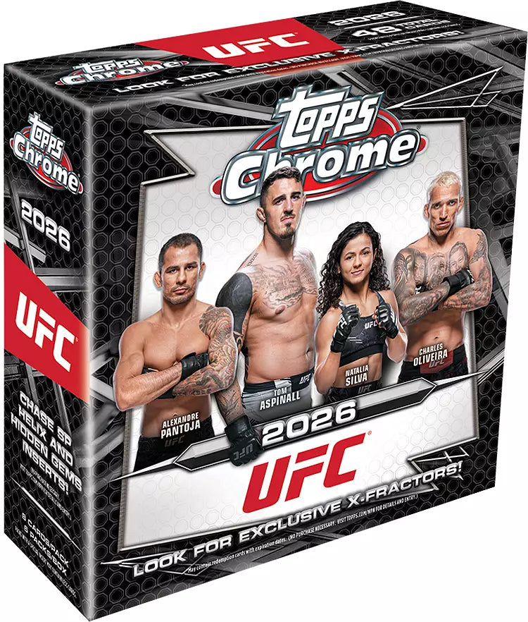 2026 Topps Chrome UFC Mega Box — Sports Trading Cards