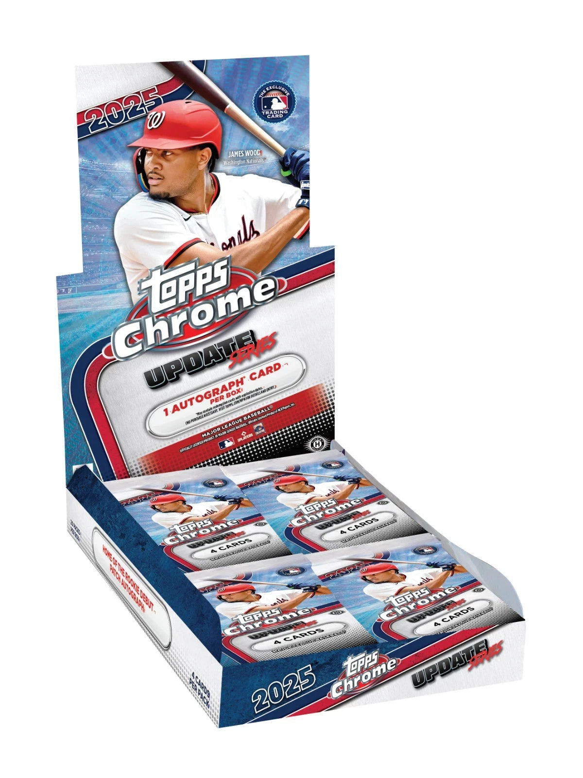 2025 Topps Chrome Baseball Update Series Hobby Box — Sports Trading Cards