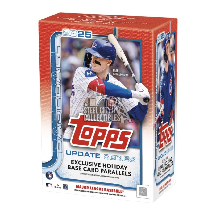 2025 Topps Update Series Baseball 7-Pack Blaster Box — Sports Trading Cards