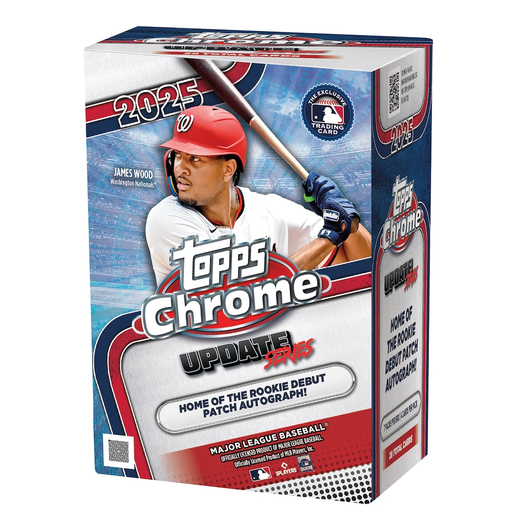 2025 Topps Chrome Update Baseball Factory Sealed Value Box — Sports Trading Cards