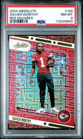 2024 PANINI ABSOLUTE #128 XAVIER WORTHY RED SQUARES PSA 8 — Sports Trading Cards