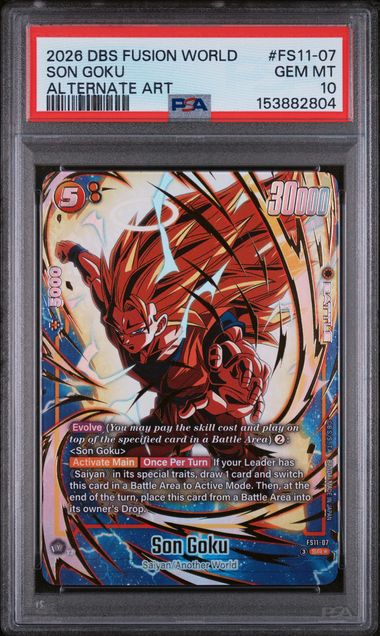 2026 DBS Fusion World Alternate Art #FS11-07 Son Goku PSA 10