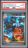 2025 Pokemon Phantasmal Flames Mega Charizard X ex #125/094 SIR PSA 10
