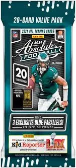 Panini NFL 2024 Absolute Football Fat Pack Trading Cards — Sports Trading Cards
