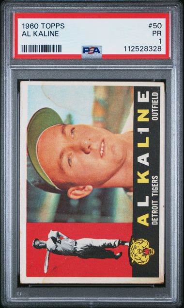 1960 TOPPS #50 AL KALINE PSA 1 — Sports Trading Cards