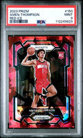 2023 PANINI PRIZM #150 AMEN THOMPSON RED ICE PSA 9 — Sports Trading Cards