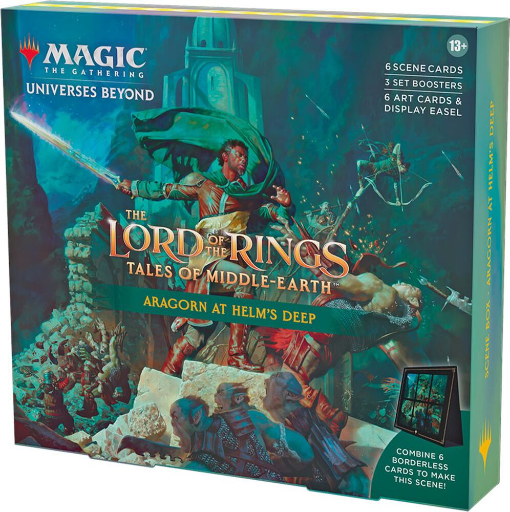 The Lord of the Rings: Tales of Middle-earth Scene Box - Aragorn at Helm's Deep - Universes Beyond: The Lord of the Rings: Ta