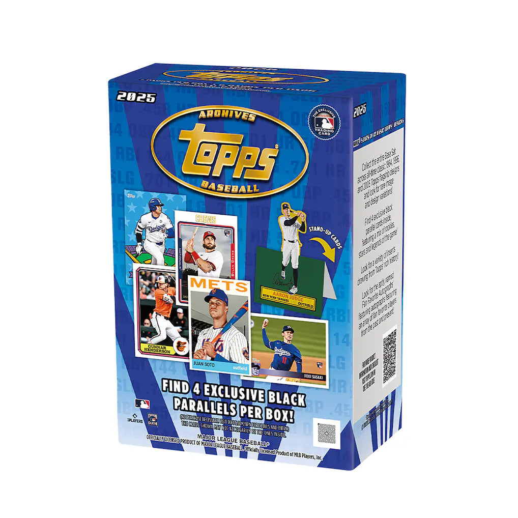 2025 Topps Archives Baseball Factory Sealed Value Box — Sports Trading Cards
