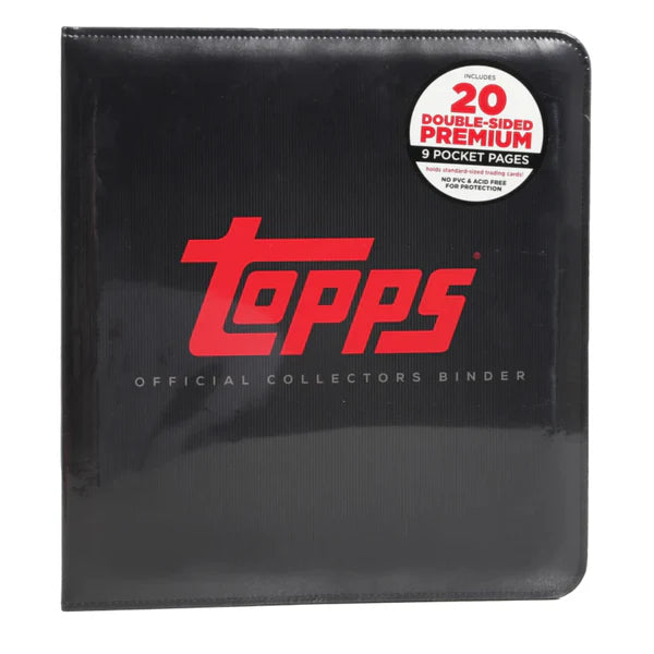 Topps Official Collectors Binder - Black — Supplies