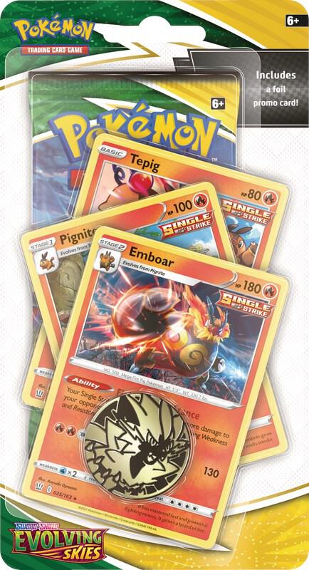 Evolving Skies Premium Checklane Blister - Promo cards may vary