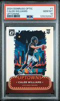 2024 Donruss Optic Caleb Williams Uptowns #1 PSA 10