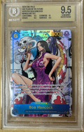 2024 One Piece English OP07-051 Boa Hancock Manga Alt Art BGS 9.5