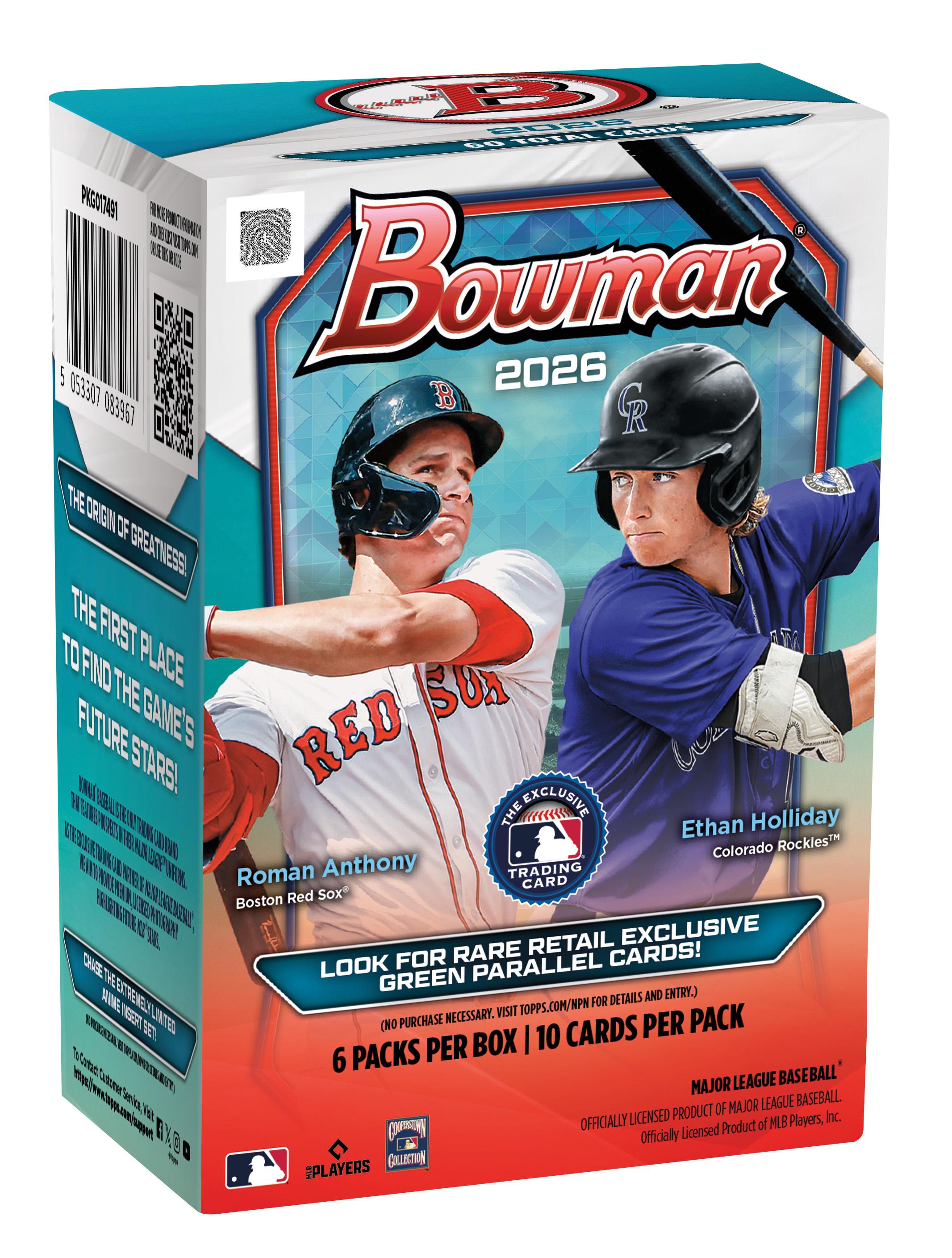 2026 Bowman Baseball Factory Sealed Value Box — Sports Trading Cards