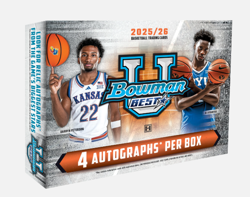 2025-26 Bowman University Best Basketball Hobby Box — Sports Trading Cards
