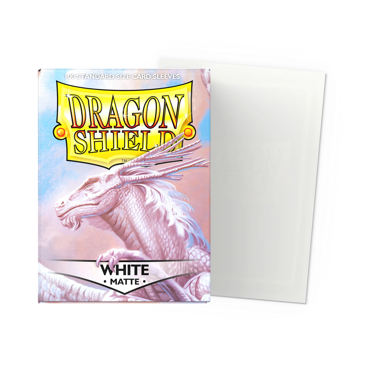 DRAGON SHIELD 100CT BOX WHITE MATTE