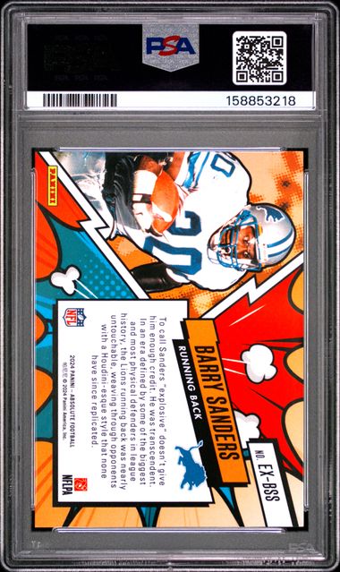 2024 PANINI ABSOLUTE EXPLOSIVE #EXBSS BARRY SANDERS PSA 9