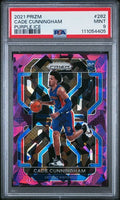 2021 PANINI PRIZM #282 CADE CUNNINGHAM PURPLE ICE /149 PSA 9