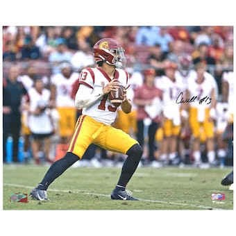 Caleb Williams USC Trojans Autographed 11" x 14" Spotlight Photograph - Limited Edition of 113 — Autographed Memoribilia