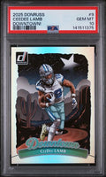 2025 PANINI DONRUSS DOWNTOWN #9 CEEDEE LAMB PSA 10