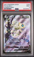2021 Pokemon Sword & Shield Fusion Strike #245 FA/Celebi V Fusion Strike PSA 9
