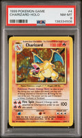 1999 POKEMON GAME #4 CHARIZARD-HOLO PSA 8