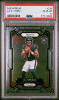 2023 PANINI PRIZM #339 CJ STROUD PSA 10 — Sports Trading Cards