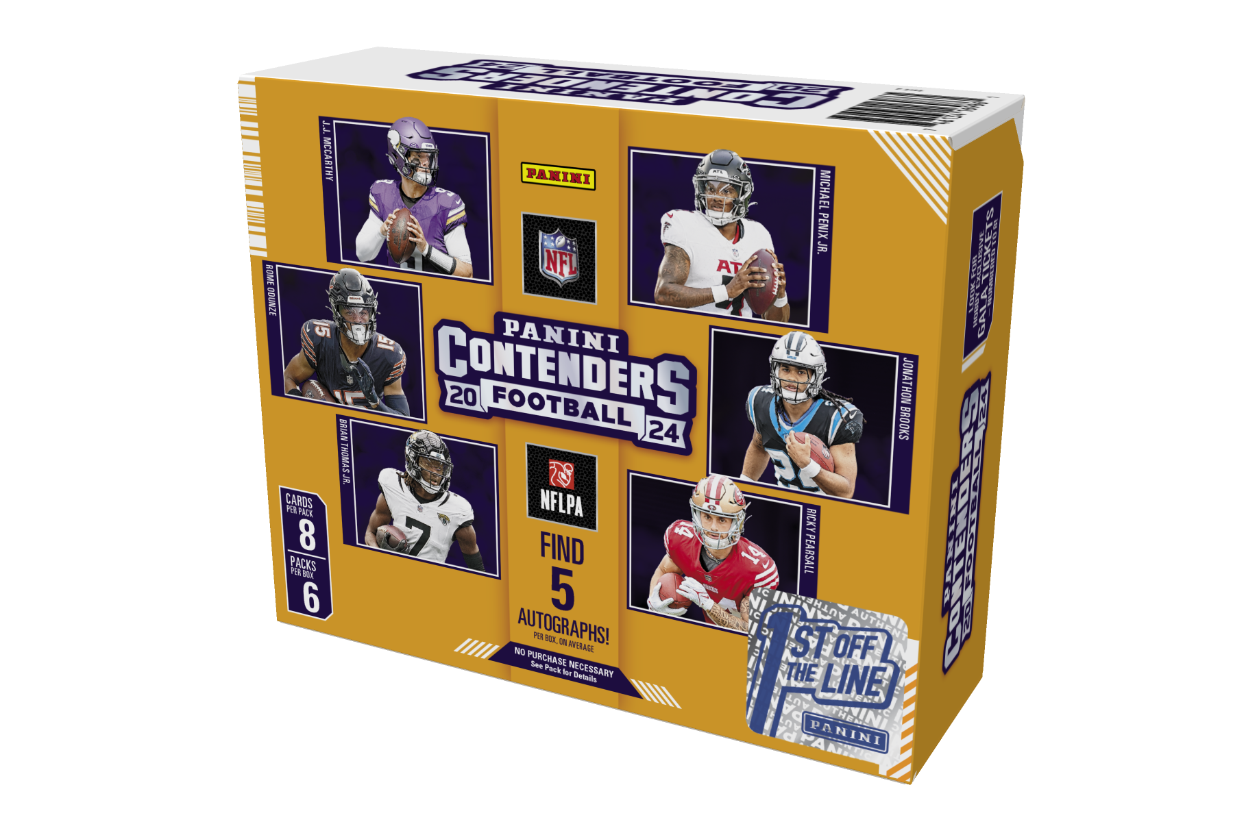 2024 Panini Contenders FOTL Football Hobby Box Factory Sealed — Sports trading cards
