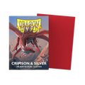 Dragon Shield Standard DUAL Matte Crimson & Silver — Supplies