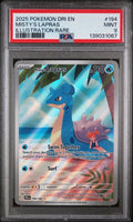 2025 POKEMON DRI EN-DESTINED RIVALS #194 MISTY'S LAPRAS ILLUSTRATION RARE PSA 9