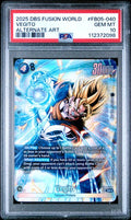 2025 DRAGON BALL SUPER CARD GAME FUSION WORLD NEW ADVENTURE #FB05-040 VEGITO ALTERNATE ART PSA 10