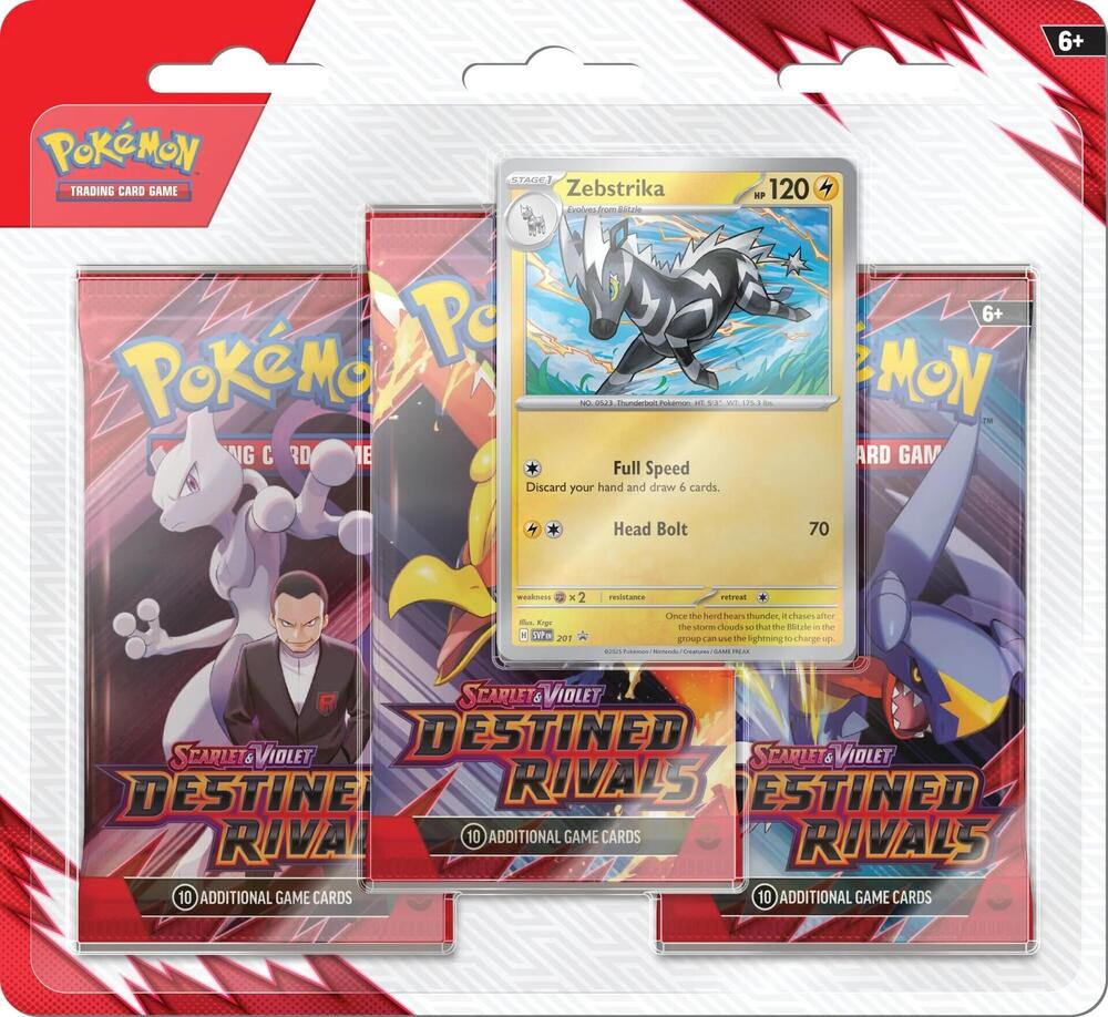 Destined Rivals 3 Pack Blister - SV10: Destined Rivals (DRI) — Pokemon