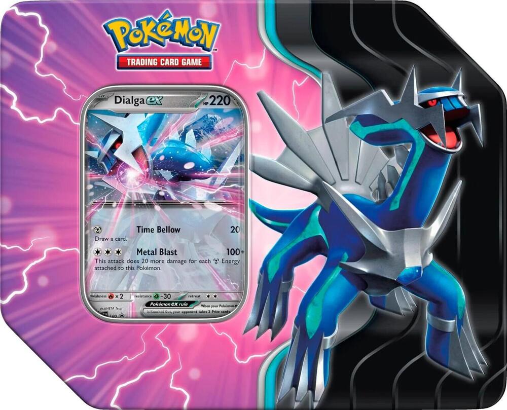 Azure Legends Tin [Dialga ex] — Trading Cards