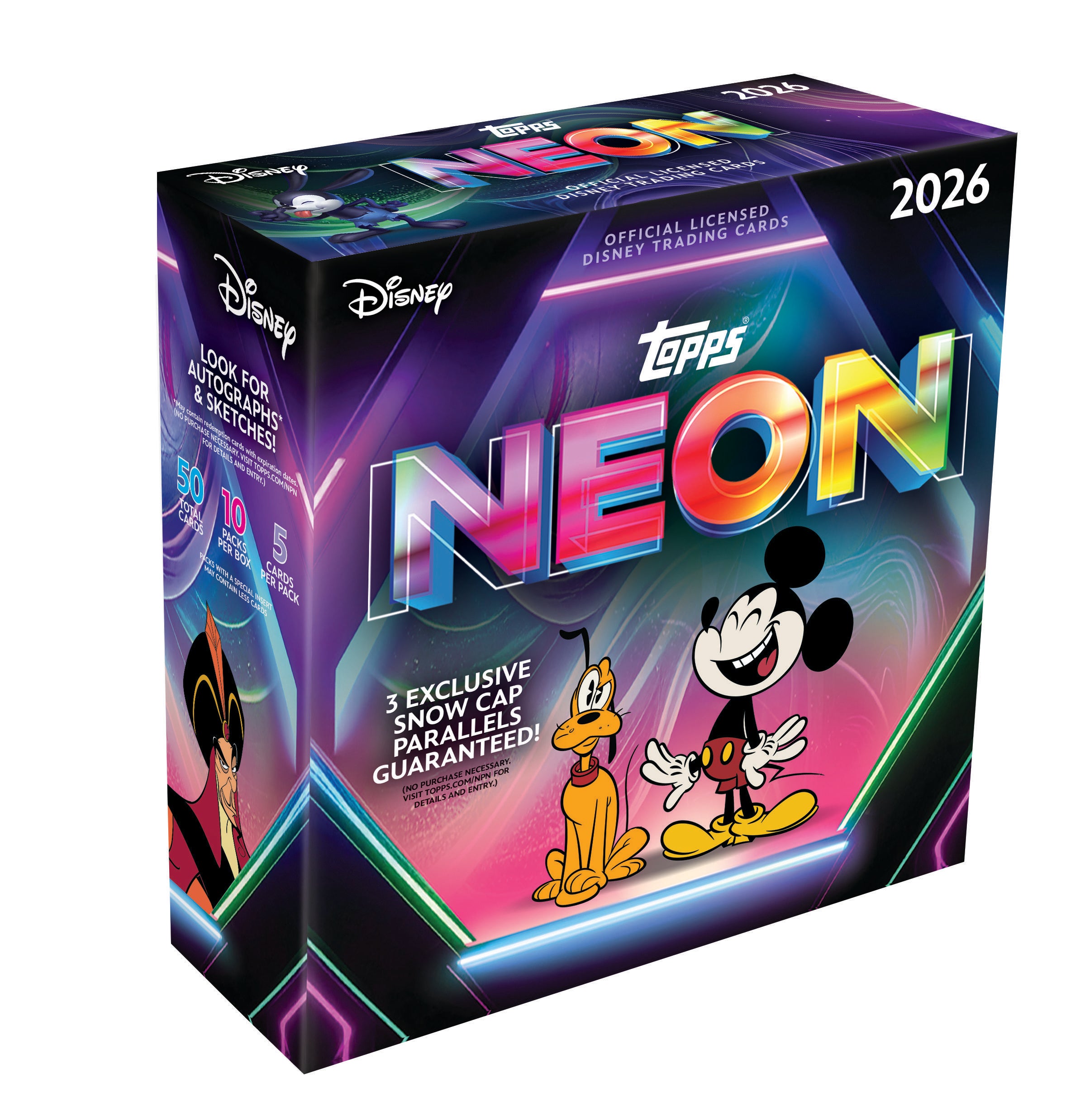 2026 Topps Disney Neon Mega Box — Trading Cards