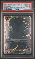 2024 DRAGON BALL SUPER CARD GAME FUSION WORLD ULTRA LIMIT #FB04-129 SON GOKU SECRET RARE-SUPER ALT ART PSA 10