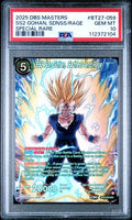 2025 DRAGON BALL SUPER CARD GAME MASTERS SERIES 27 HISTORY OF Z #BT27-059 SS2 GOHAN, SDNSS/RAGE SPECIAL RARE PSA 10