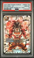 2024 DRAGON BALL SUPER CARD GAME FUSION WORLD RAGING ROAR #FB03-140 SON GOKU : GT SECRET RARE-SUPER ALT ART PSA 10