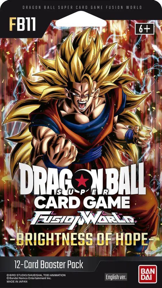 TCGplayer stock image of Dragon Ball Super Fusion World Brightness of Hope FB11 English sleeved booster pack