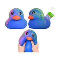 Jumbo tie-dye Squeeezy duck sensory fidget toy