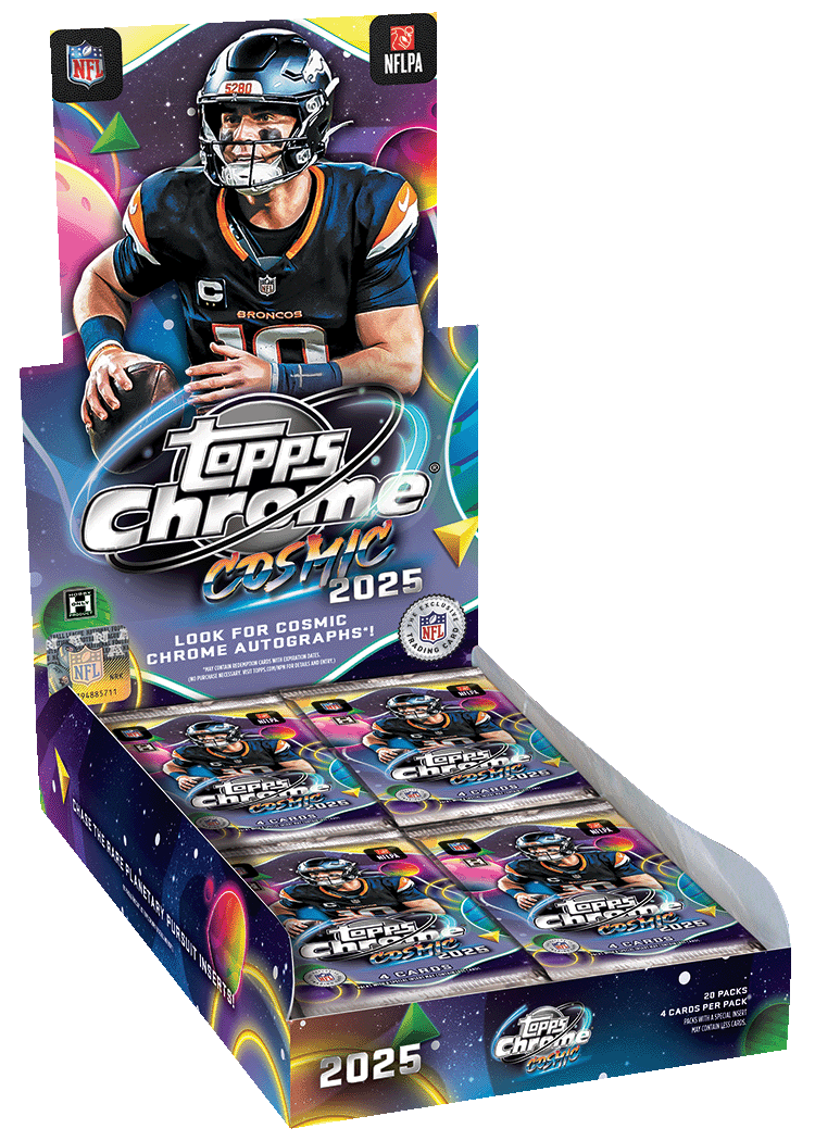 2025 Topps Cosmic Chrome Football Hobby Box — Sports Trading Cards