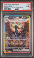 2025 POKEMON PRE EN-PRISMATIC EVOLUTIONS #161 UMBREON ex SPECIAL ILLUSTRATION RARE PSA 9